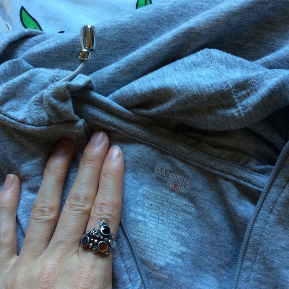 SOLD Danskin Now Super Soft Grey Athletic Zip Up - Picture 6 of 8